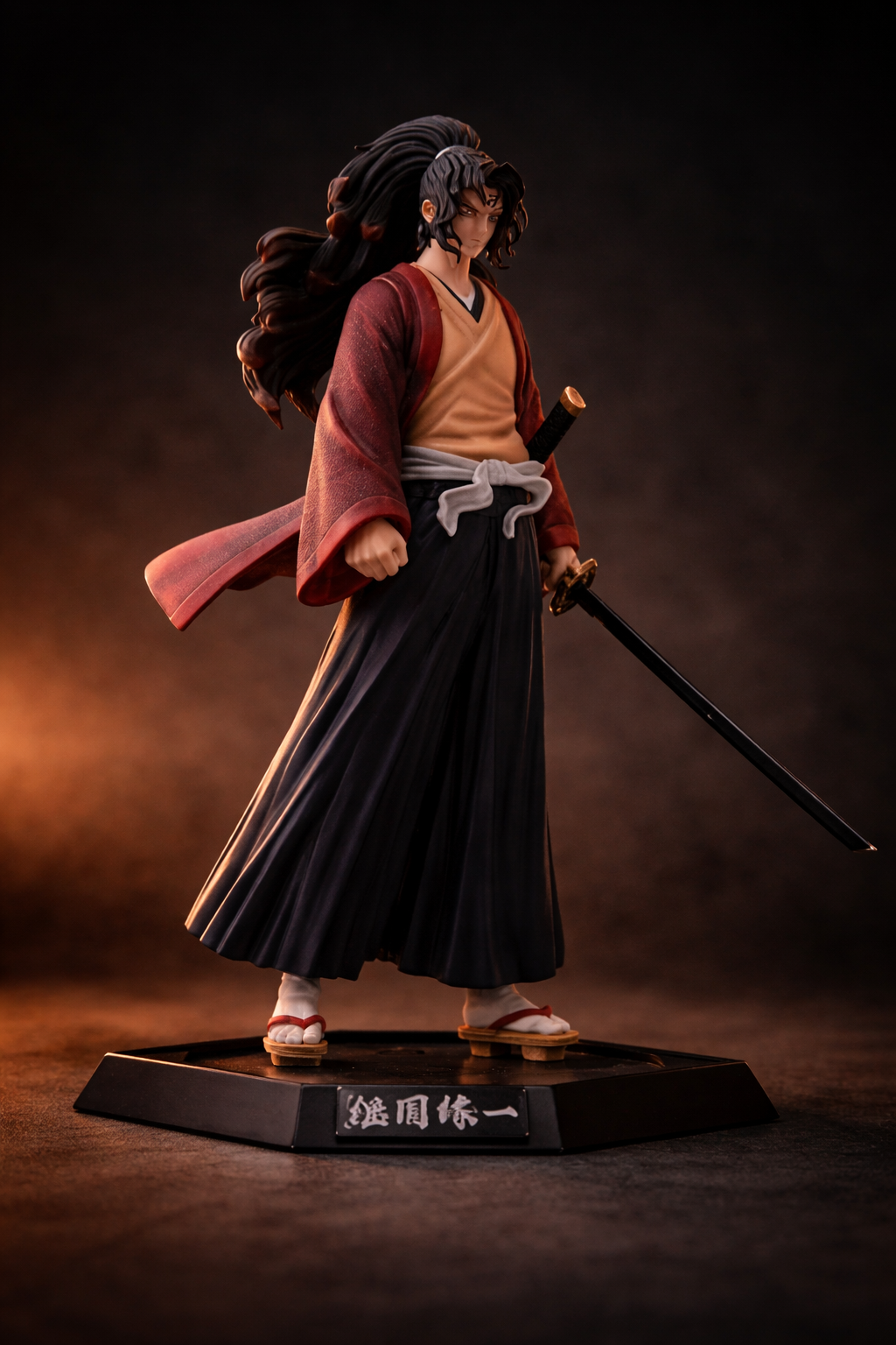 GENVY Yoriichi Tsugikuni Collectible Figure – 30cm Demon Slayer Display Statue
