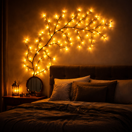 Willow Vine LED Branch Lights – Aesthetic Wall Decor Lighting
