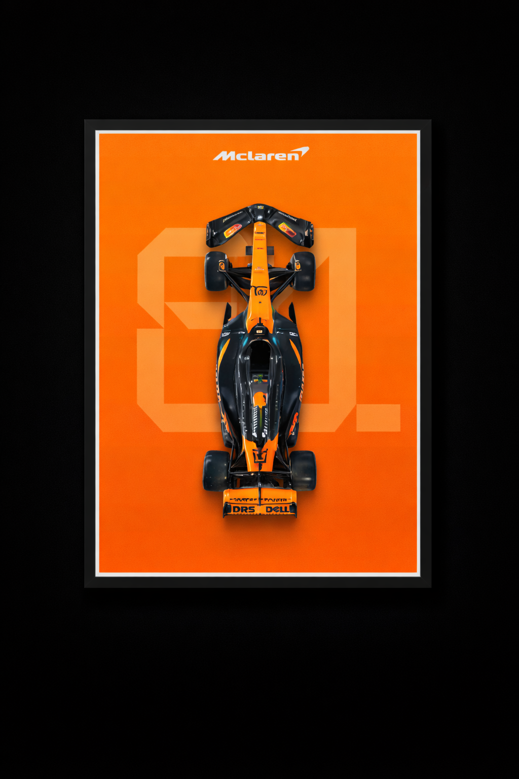Formula 1 Poster Frame – F1 Racing Wall Art (Multiple Designs)