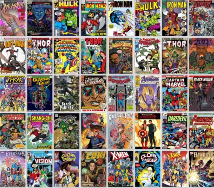 Marvel Superhero Wall Posters – Avengers Aesthetic Room Decor (Multiple Designs & Packs)