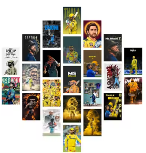 Cricket Aesthetic Wall Posters – Cricket Fan Room Decor (Multiple Sizes & Packs)