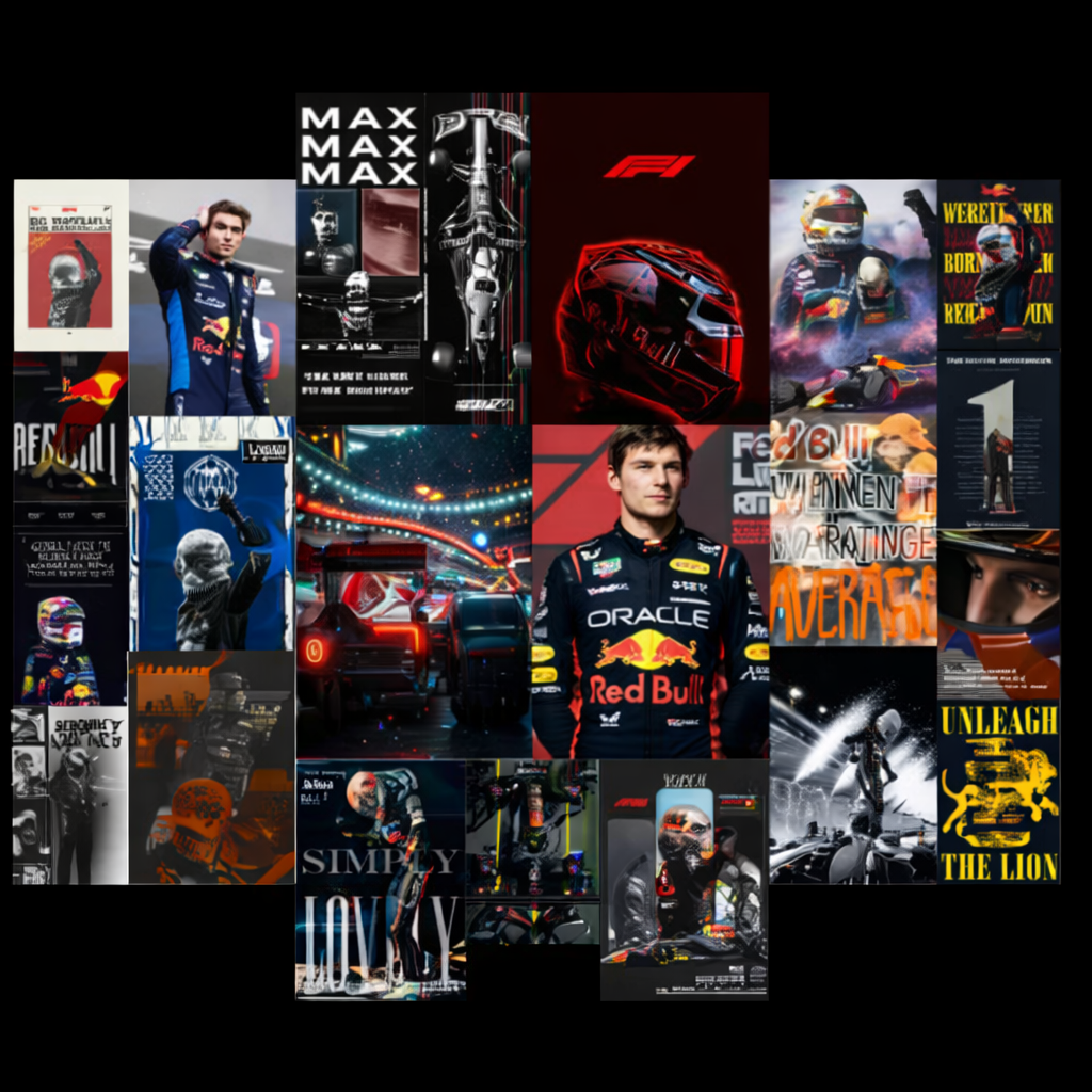Formula 1 Aesthetic Wall Posters – F1 Racing Car Room Decor (Multiple Designs)
