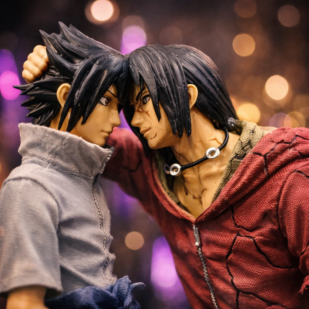 Sasuke & Itachi Reunion Figure – 18cm Naruto Anime Collectible