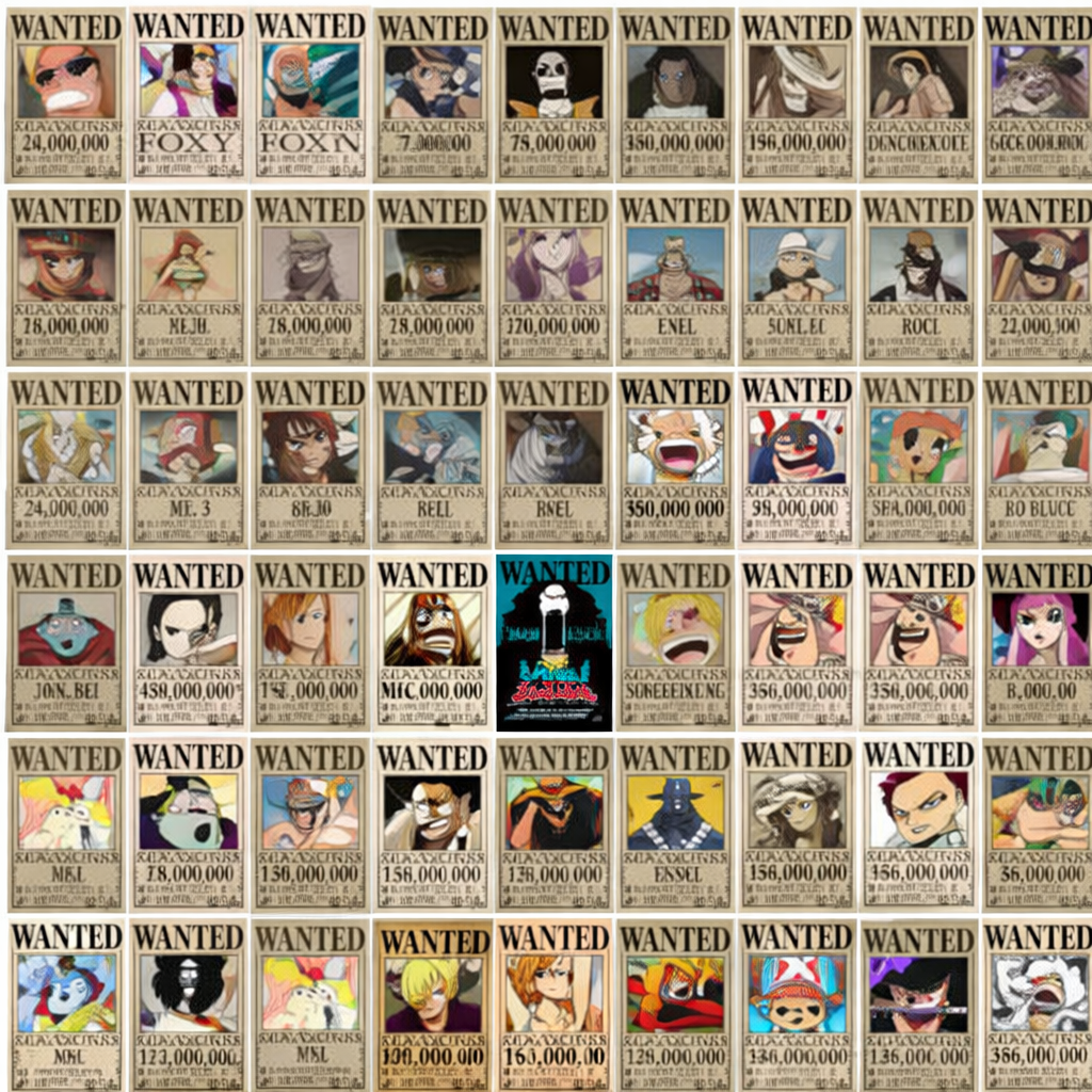 One Piece Anime Wall Posters – Pirate Aesthetic Room Decor (Multiple Packs)