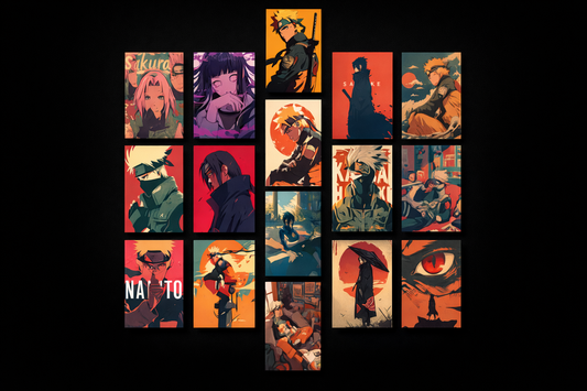 Naruto Anime Wall Posters – Naruto Aesthetic Room Decor (Multiple Packs)