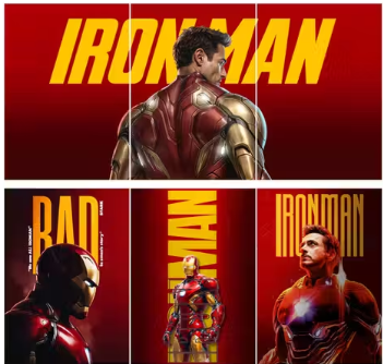 Marvel Superhero Wall Posters – Avengers Aesthetic Room Decor (Multiple Designs & Packs)