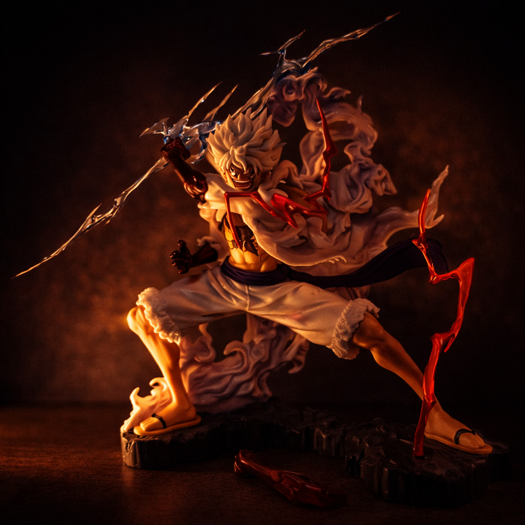 Gear 5 Luffy Action Figure – 21cm Anime Collectible with Display Box