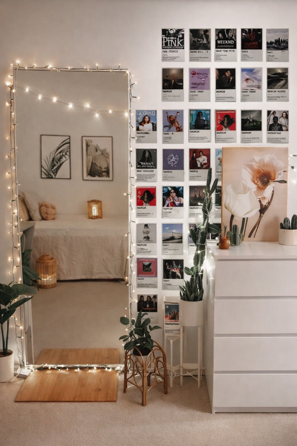 Aesthetic Album Cover Poster Set –  (4×6 inch) Music Wall Collage