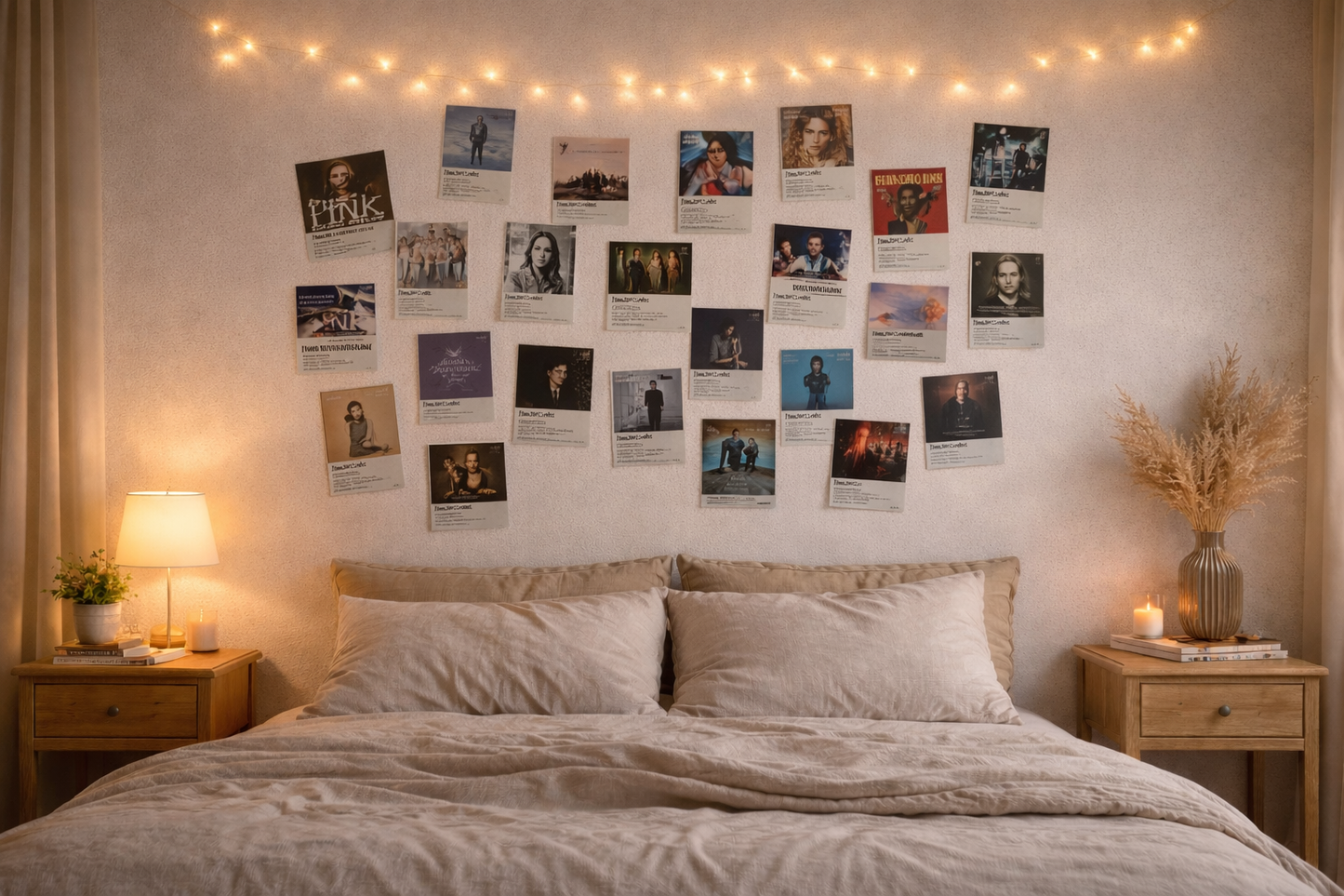 Aesthetic Album Cover Poster Set –  (4×6 inch) Music Wall Collage